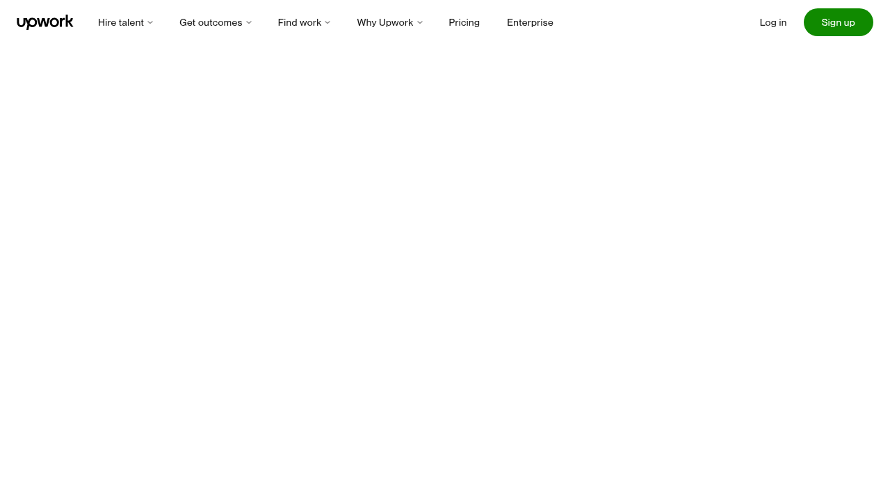 Connect with freelancers and find remote talent for various projects on Upwork.