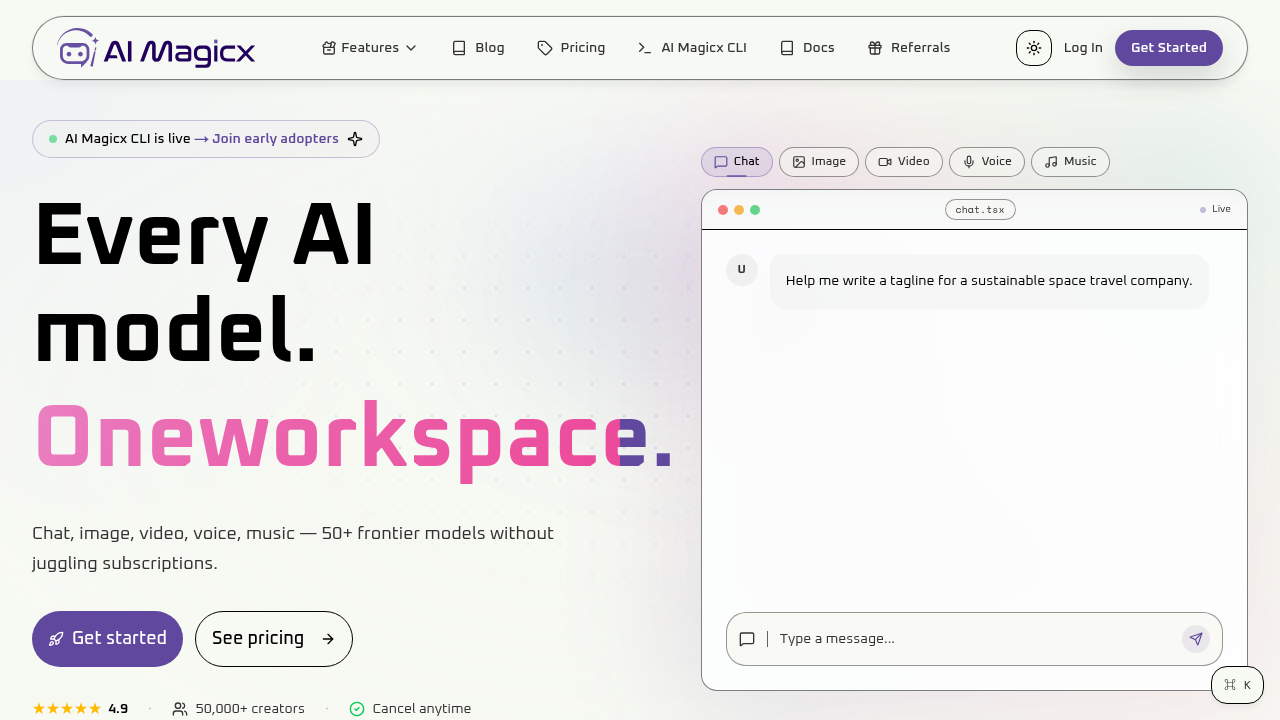 Explore the AI MagicX website for benchmarks and insights into AI model performance and hallucination rates.