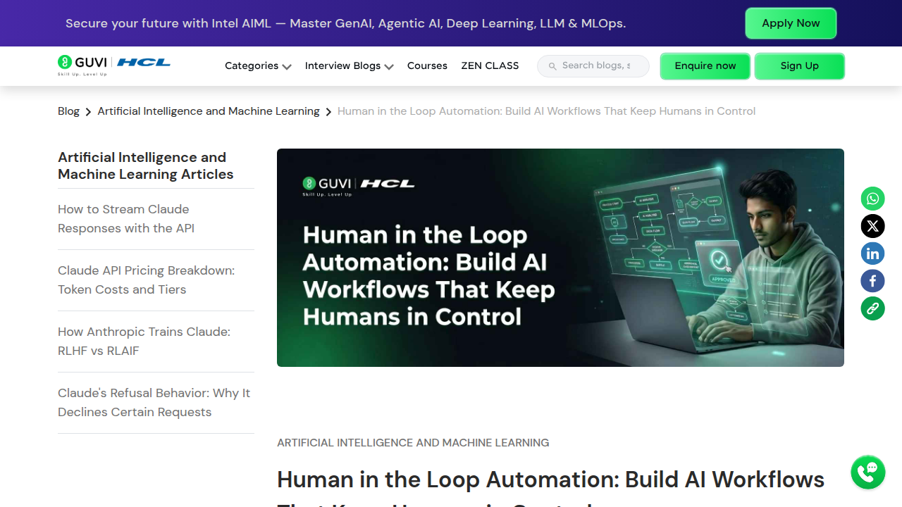 Explore how integrating human judgment with AI automation builds reliable workflows.